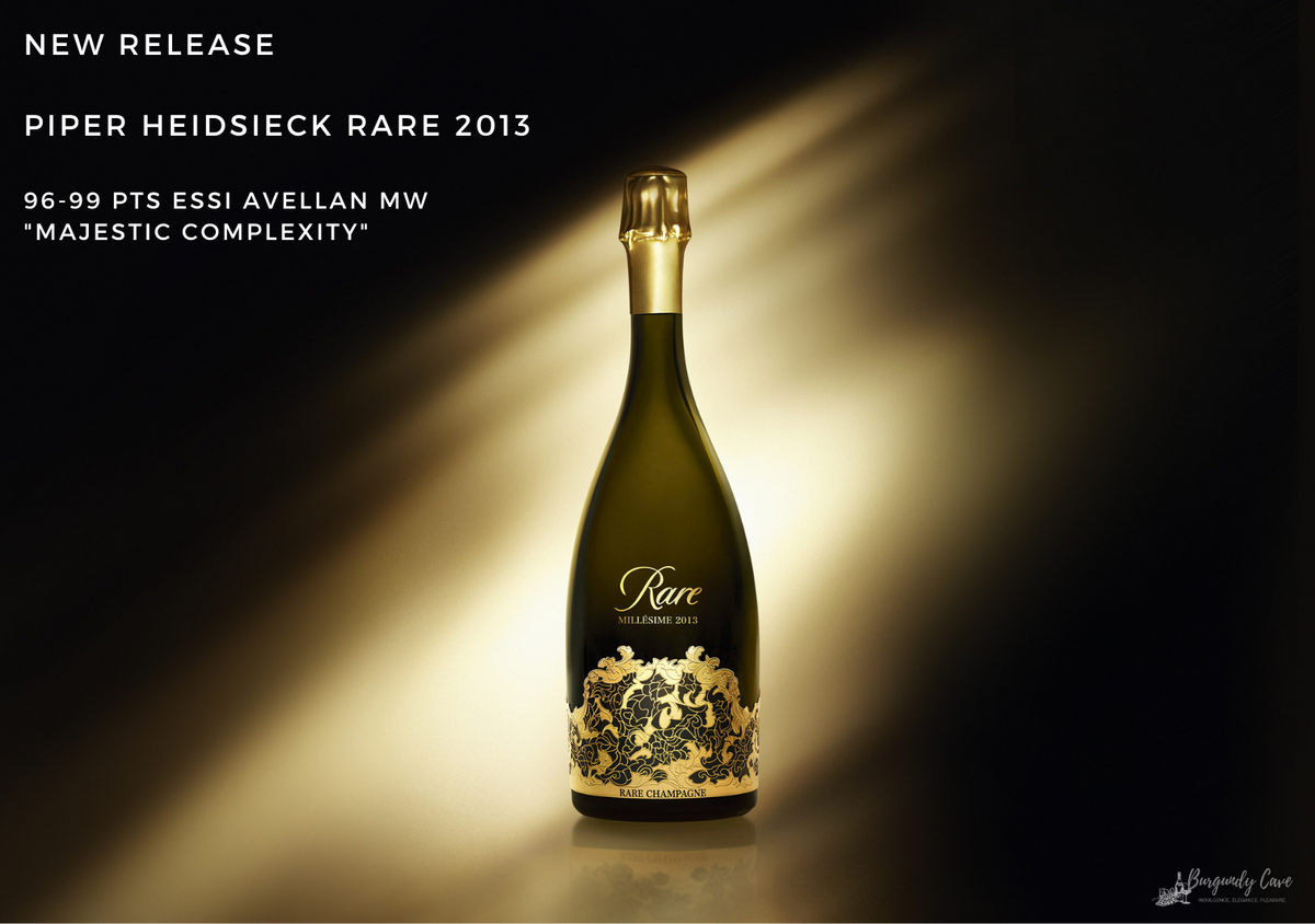 Just Released: Potential 99 Pts, Piper Heidsieck Rare 2013 – Burgundy Cave