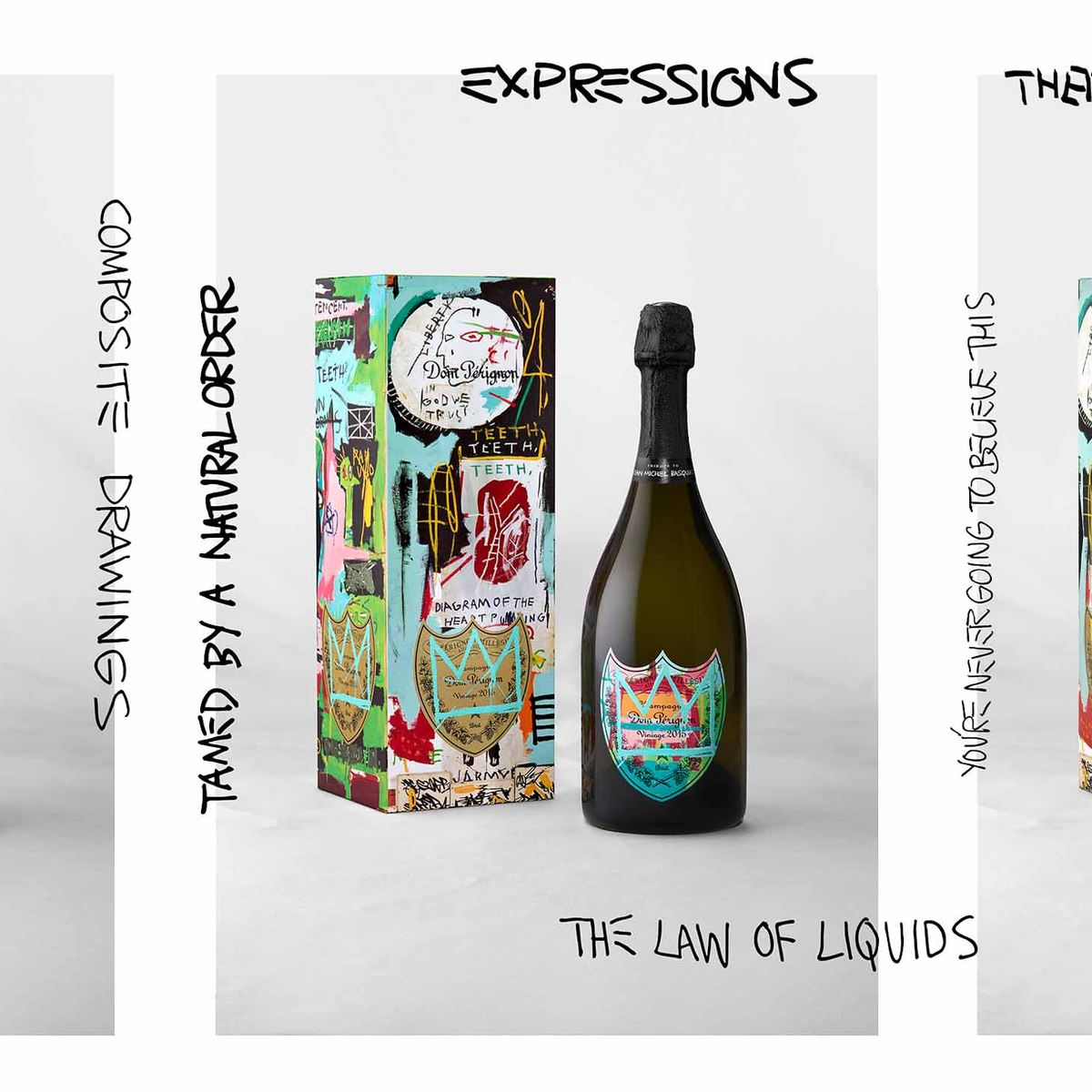 Dom Perignon Vintage 2015 Basquiat 空瓶 Dom Pérignon Vintage 2015: A Tribute to Jean-Michel Basquiat