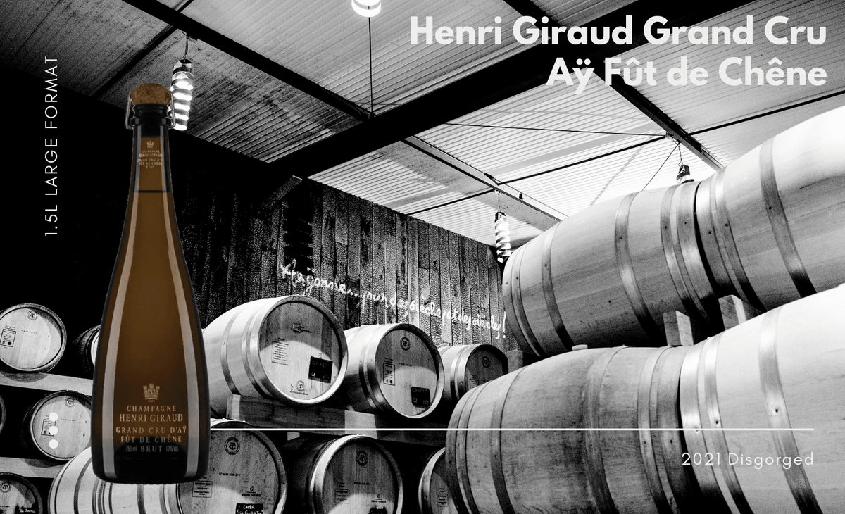 🍾Disgorged in 2021, Rare 1.5L Magnum of Henri Giraud Fût de Chêne