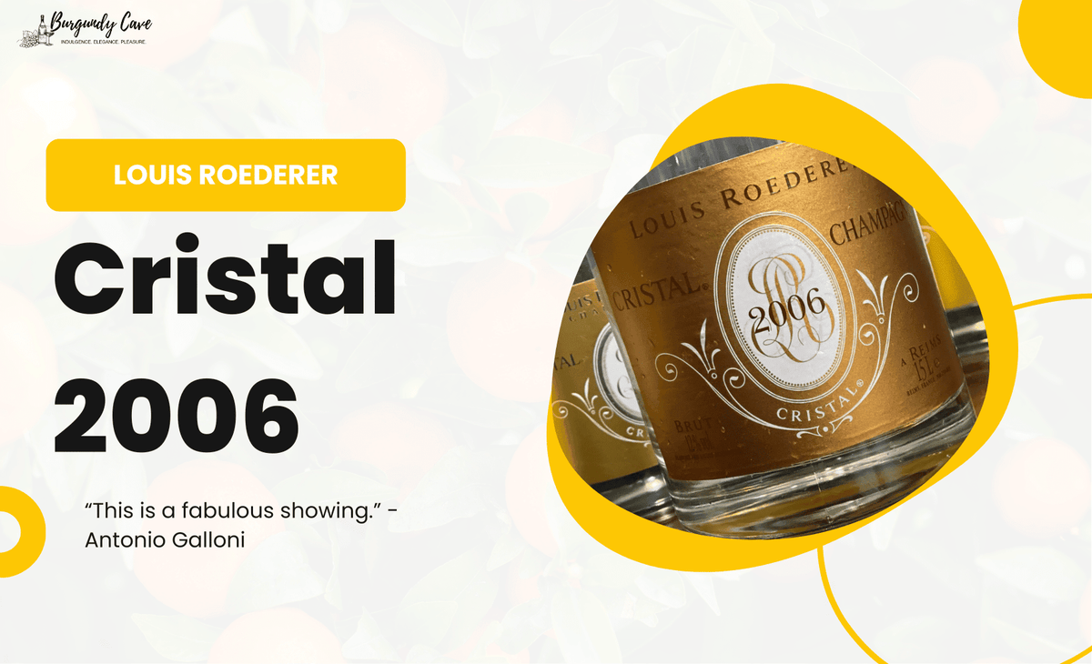 Special Discount! In Stock Louis Roederer Cristal 2006 from HK