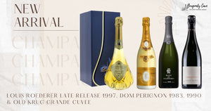 New Arrivals of Champagne: Louis Roederer Late Release 1997, Dom Perignon 1983, 1990 & Old Krug Grande Cuvee