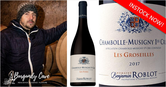 Instock Now! Chambolle 1er Cru 2017 Selection fm A Rising Star: Benjamin Roblot