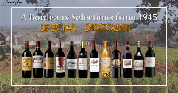Over 90 Lines, Outstanding Mature Bordeaux Selections from 1945, with Special Discount!