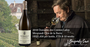 NM92pts "Excellent": 2018 Comtes Lafon Meursault Clos de la Barre