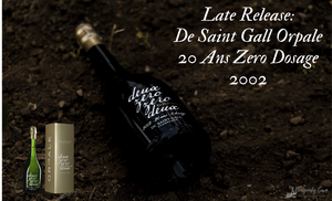 Now Arrived! Special Release: 2002 De Saint Gall Orpale 20 Ans Zero Dosage