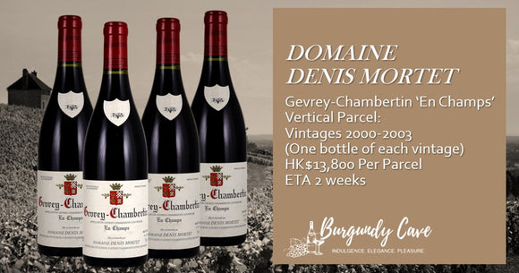 Denis Mortet Gevrey-Chambertin En Champs Vertical Parcel 2000-2003