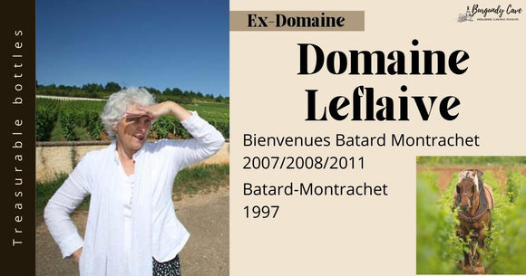Treasurable bottles not to be missed: Ex-Domaine Domaine Leflaive Grand Cru