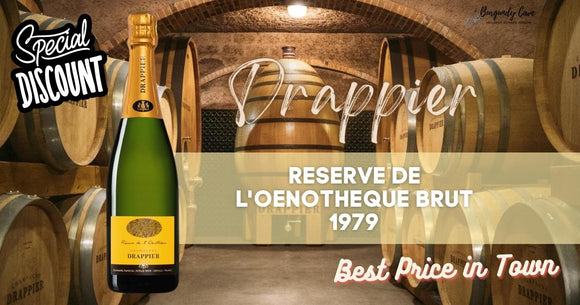 Special Discount, Ready for Delivery: Drappier Reserve de L'Oenotheque Brut 1979