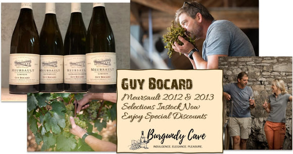 Instock Now w/ Special Discounts: Guy Bocard Meursault 2012 & 2013 Selections