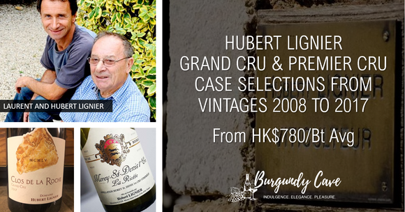 Hubert Lignier Grand Cru & Premier Cru Selections 2008-2017 from HK$780/Bt On Avg