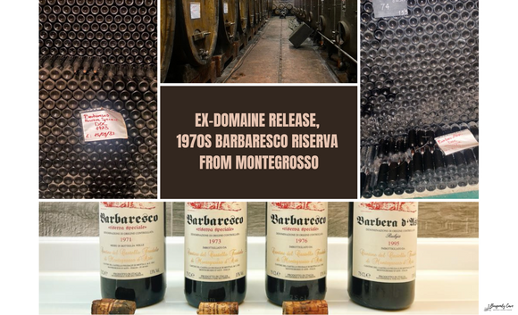 🇮🇹🍷Ex-Domaine Barbaresco Riserva from 1971, Starting from only HK$420 per Bt