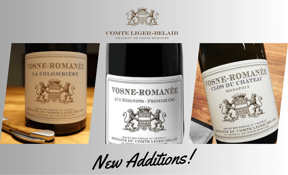 Domaine Comte Liger-Belair New Additions from 2006 to 2019