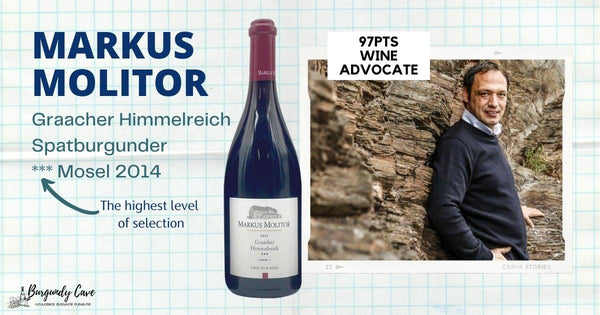 A 97pts Blockbuster: Markus Molitor Graacher Himmelreich Spatburgunder 2014, 