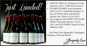 Check Out Our New Arrivals! Hudelot Noellat RSV 2017, Sylvain Cathiard Selections, Rare Magnums and More!