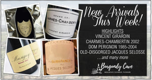 New Arrivals! Over 150 Bts of Readily Drinking Burgundies, Champagne, Etc.