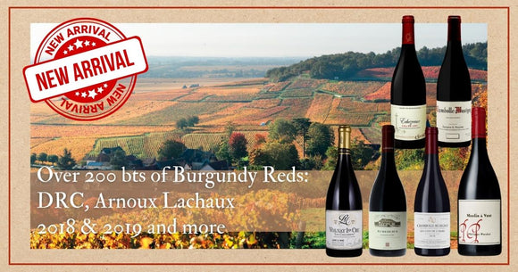 New Arrivals #1, Over 200 bts of Burgundy Reds: DRC, Arnoux Lachaux 2018 & 2019 and more
