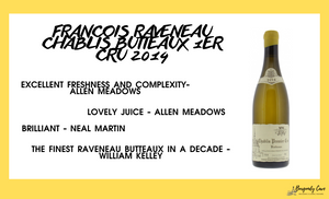 Don't Miss! Francois Raveneau Chablis Butteaux 1er Cru 2014