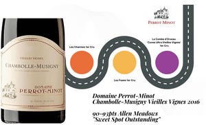 Blended from 1er Cru Grapes: "Sweet Spot Outstanding", Perrot-Minot Chambolle-Musigny Vieilles Vignes 2016