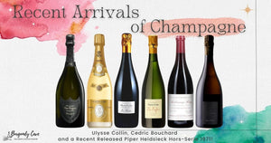Recent Arrivals of Champagne: Ulysse Collin, Cedric Bouchard and a Recent Released Piper Heidsieck Hors-Serie 1971!