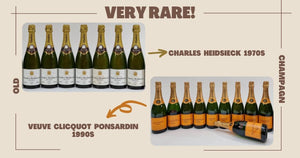 Very Rare! Old Champagne from VCP 1990s and Charles Heidsieck 1970s
