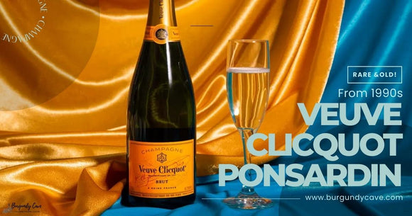 Arrived in Stock! Rare and Old Champagne from 1990s Veuve Clicquot Ponsardin