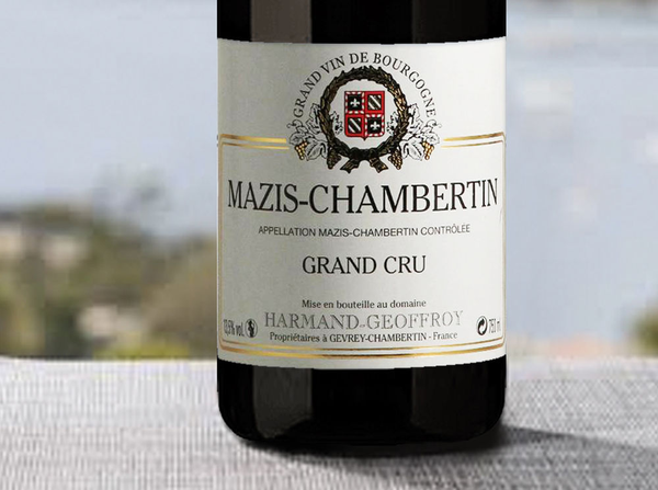 Ready in Stock: WA 94-96pts Harmand-Geoffroy Mazis-Chambertin Grand Cru 2018
