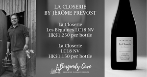 INSTOCK NOW! Selosse's Protege: Jérôme Prévost La Closerie Les Béguines LC18 NV & La Closerie LC18 NV
