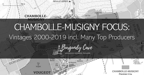 Chambolle-Musigny Focus: Selections from Top Producers 2000-2019 incl. Leroy, Cathiard, Drouhin and Many More...