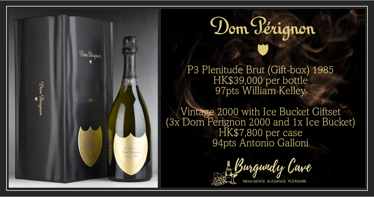 Arriving in 2 Weeks! DOM PERIGNON P3 1985 Giftbox and Vintage 2000 Arriving in 2 Weeks! DOM PERIGNON P3 1985 Giftbox and Vintage 2000