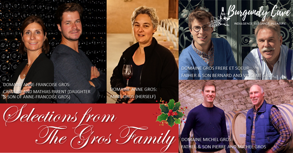 Gros Family Selections from 2005 to 2019: A.F. Gros, Michel Gros, Gros F&S and Anne Gros!