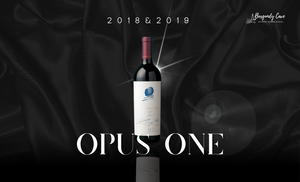 In Stock, Opus One 2018 & 2019 at HK$2,450 per Bottle