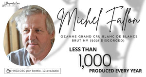 A man who worked with Anselme Selosse over 30 years: Michel Fallon's only cuvee in Avize, less than 1,000 bts produced every year