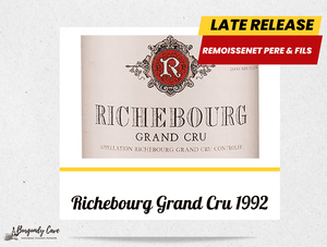 Late Release, Excellent Condition: 1992 Richebourg from Remoissenet Pere & Fils