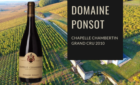 Don't Miss! Well Priced 2010 Ponsot Chapelle-Chambertin Grand Cru
