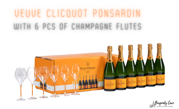 Don't Miss! Veuve Clicquot Ponsardin Package with Champagne Flutes