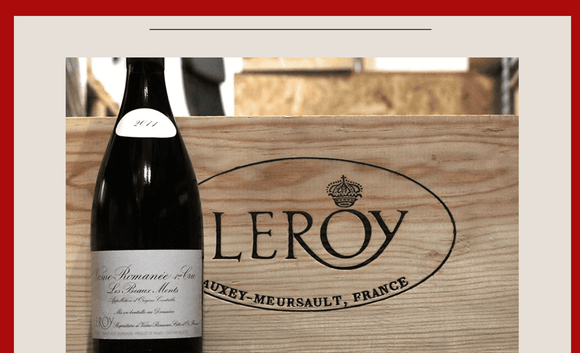 Below Market: A Well-Priced Case from Domaine Leroy Vosne-Romanée 