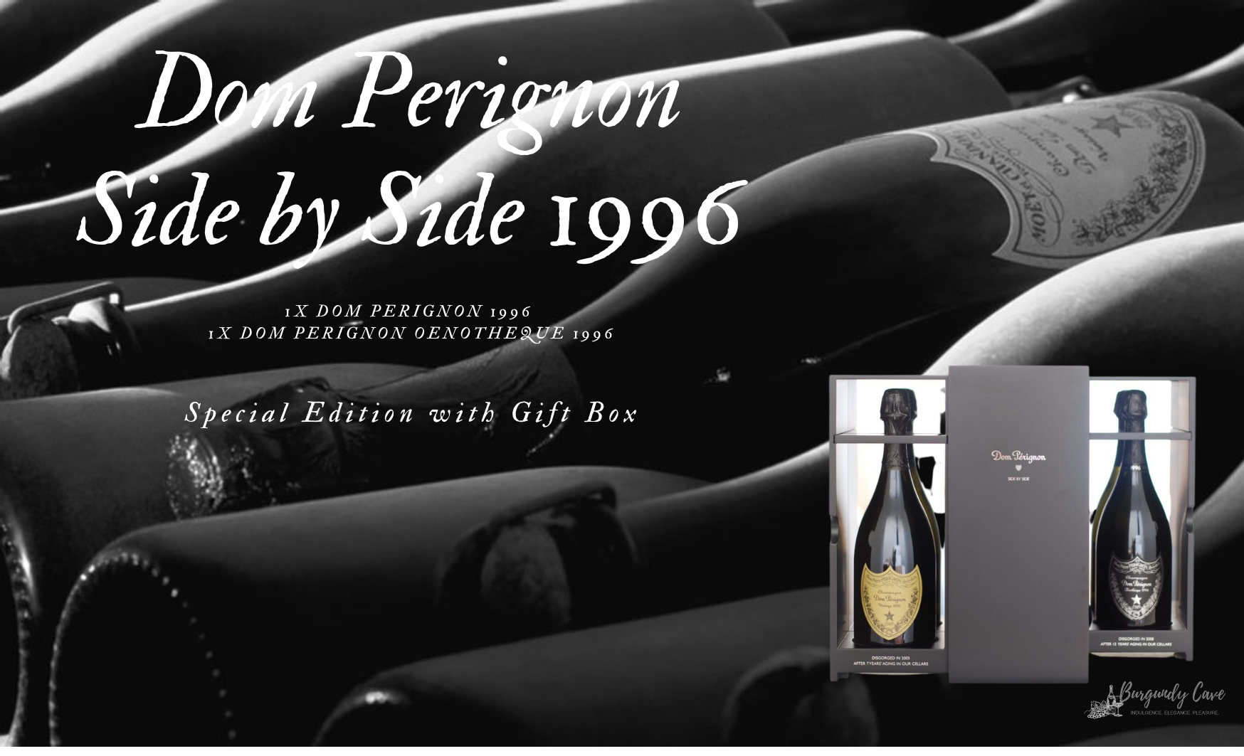 Special Edition, 1996 Dom Perignon 'Side by Side' Oenotheque Special Edition, 1996 Dom Perignon 'Side by Side' Oenotheque