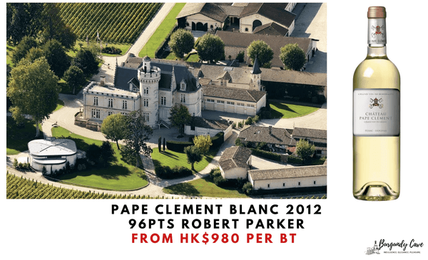 96pts Robert Parker, Pape Clément Blanc 2012