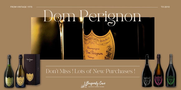 Dom Perignon Collections from Vintage 1975 To 2010