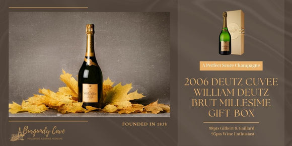 A Perfect Score Champagne: 2006 Deutz Cuvee William Ready In Stock