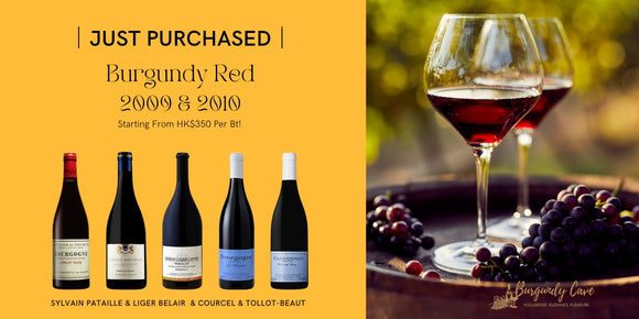 Burgundy Red 2009 & 2010 Including Sylvain Pataille & Liger Belair, Starting from HK$350 per Bt!