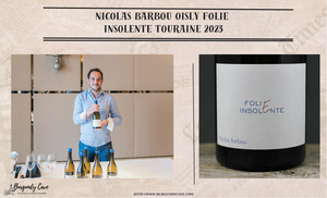 Tasted & Recommended, Nicolas Barbou Oisly Folie Insolente Touraine 2023