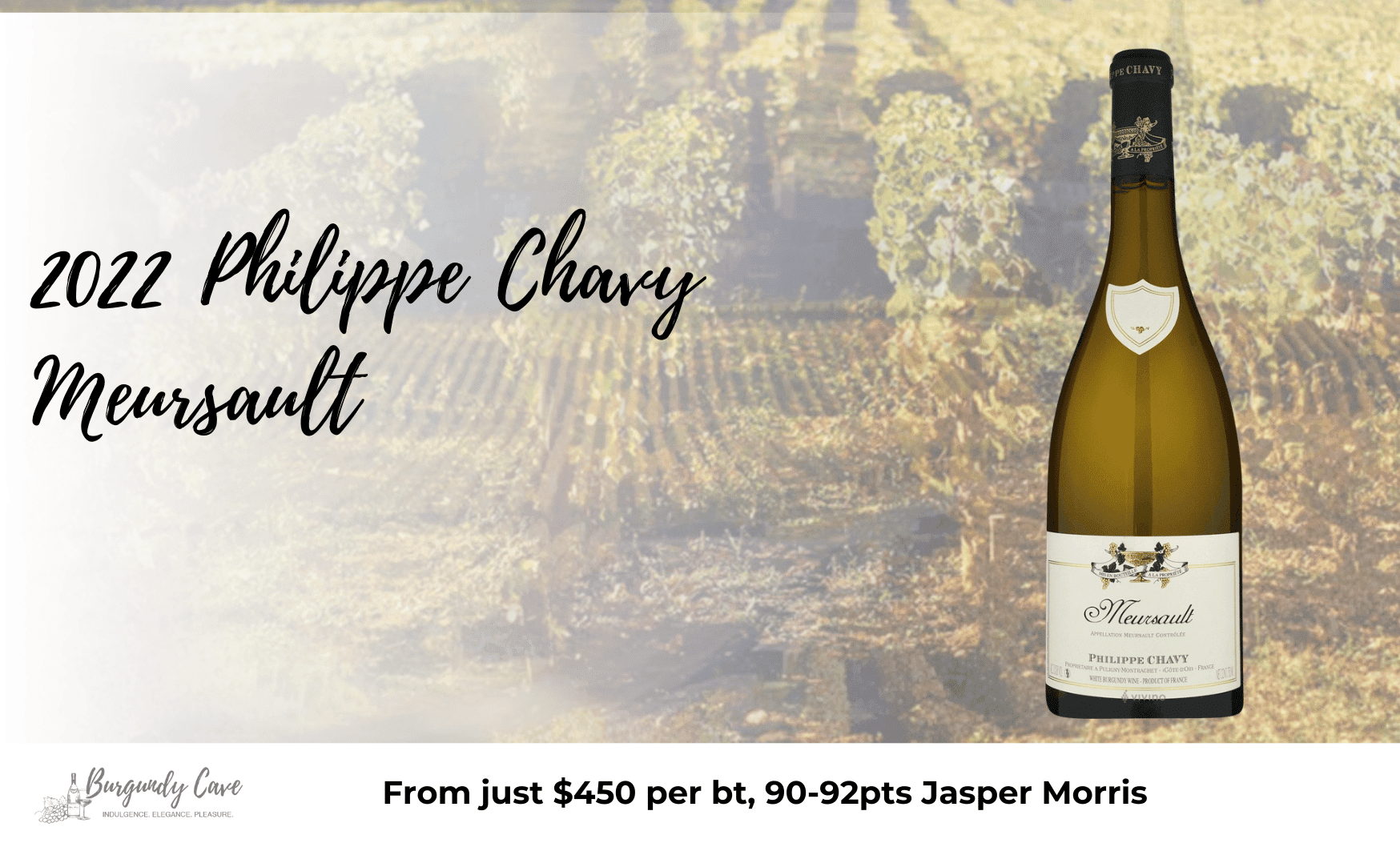World Lowest, 2022 Philippe Chavy Meursault from HK$450 per Bt