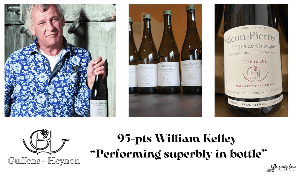 95+pts WK, Guffens-Heynen Macon-Pierreclos Premier Jus de Chavigne