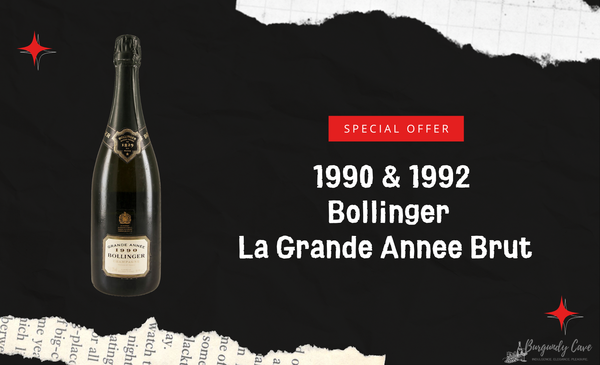 Special Discount, Immediately Available: 1990 & 1992 Bollinger La Grande Année