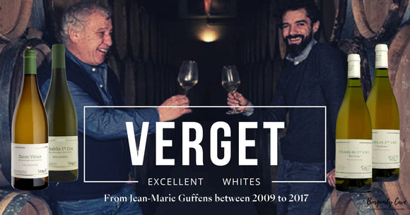 Excellent Whites from Jean-Marie Guffens between 2009 to 2017