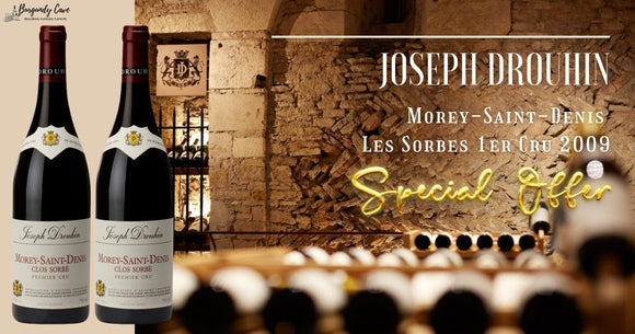 A Burgundy Premier Cru 2009 from HK$600 per Bottle, Joseph Drouhin Morey-Saint-Denis Les Sorbes 1er Cru 2009