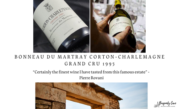 Arrived This Week: Bonneau du Martray Corton-Charlemagne Grand Cru 1995