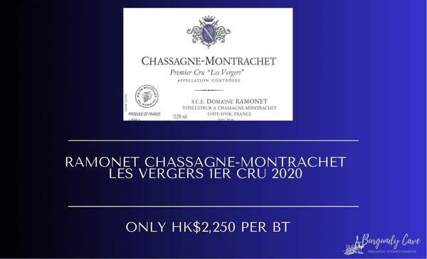 Special Discount: Ramonet Chassagne-Montrachet Les Vergers 1er Cru 2020