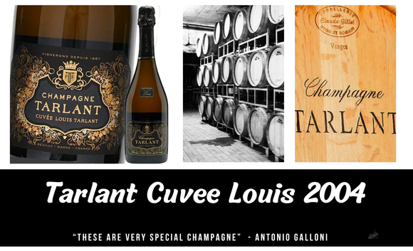 Now in Stock! 2004 Tarlant Cuvee Louis, 95pts AG
